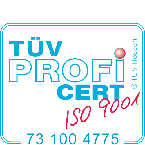 TÜV Profi Cert ISO 9001